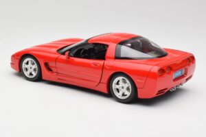 Chevrolet Corvette C5 Vermelho Bburago 1:18 3066 Metal - imagem 7 de 8