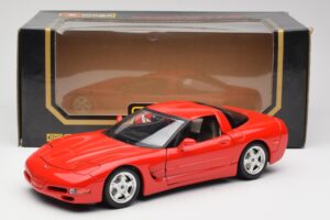 Chevrolet Corvette C5 Vermelho Bburago 1:18 3066 Metal - imagem 8 de 8