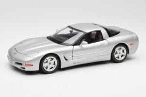 Chevrolet Corvette C5 Prata Bburago 1:18 3056 Metal