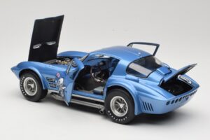 Chevrolet Corvette Grand Sport GT #80 R. Penske Chevrolet Nassau Speed Week 1963 Exoto 1:18 RLG18022 Metal - imagem 5 de 8