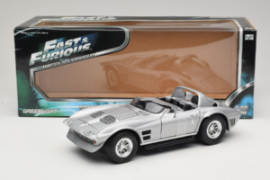 Chevrolet Corvette Grand Sport Prateado Fast & Furious Greenlight 1:18 12842 Metal - imagem 6 de 6