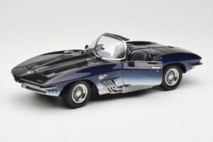 Chevrolet Corvette Mako Shark Azul Escuro UT Models 1:18 21061 Metal - imagem 2 de 8