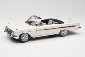 Chevrolet Impala Cabriolet Branco Sun Star 1:18 3405 Metal