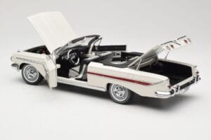 Chevrolet Impala Cabriolet Branco Sun Star 1:18 3405 Metal - imagem 5 de 8