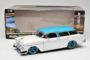 Chevrolet Nomad Branco Maisto 1:18 32613 Metal - imagem 8 de 8