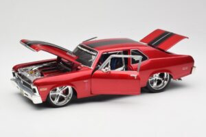 Chevrolet Nova SS Coupe Vermelho Maisto 1:18 31083-M1 Metal - imagem 2 de 8