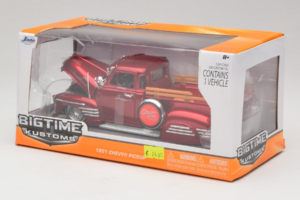 Chevrolet Pickup Bigtime Kustoms Vermelho Jada 1:24 96802 Metal - imagem 3 de 3