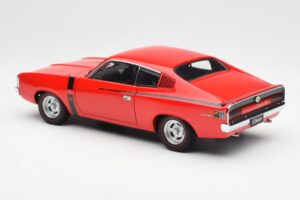 Chrysler Charger E49 Vermelho AUTOart 1:18 71505 Metal - imagem 7 de 8
