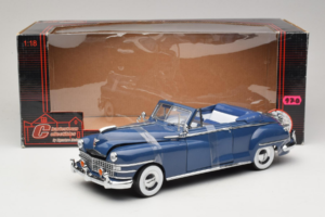 Chrysler New Yorker Azul Signature Models 1:18 CT-68629 Metal - imagem 6 de 6