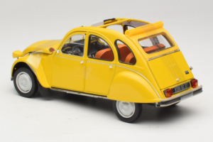 Citroen 2CV 6 Club Mimosa Yellow Norev 1:18 181496 Metal - imagem 5 de 6