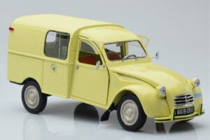 Citroen 2CV Furgonette AK350 Pastis Amarelo Norev 1:18 181488 Metal - imagem 6 de 8