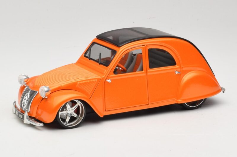 Citroen 2CV Laranja Maisto 1:18 31321 Metal