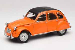 Citroen 2CV Laranja Minichamps 1:18 150111504 Metal