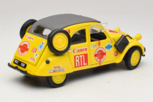 Citroen 2CV Rally Amarelo Maisto 1:18 56032 Metal - imagem 2 de 6