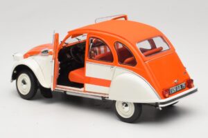 Citroen 2CV Spot Laranja & Branco Solido 1:18 421183600 Metal - imagem 5 de 8