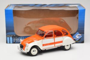Citroen 2CV Spot Laranja & Branco Solido 1:18 421183600 Metal - imagem 8 de 8