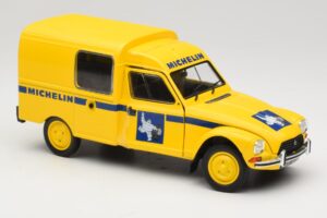 Citroen Acadiane Michelin Amarelo Solido 1:18 S1800406 Metal - imagem 4 de 6