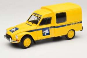 Citroen Acadiane Michelin Amarelo Solido 1:18 S1800406 Metal