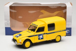 Citroen Acadiane Michelin Amarelo Solido 1:18 S1800406 Metal - imagem 6 de 6