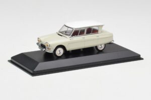 Citroen Ami 6 Branco Minichamps 1:43 400111660 Metal - imagem 2 de 4