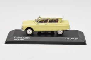 Citroen Ami 6 Amarelo Branco Minichamps 1:43 400111661 Metal