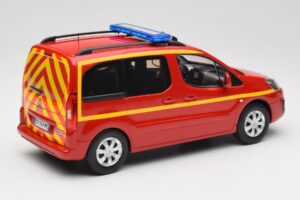 Citroen Berlingo II Pompiers Vermelho Norev 1:18 181641 Metal - imagem 2 de 6