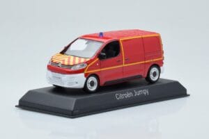 Citroen Jumpy Van Sapeurs Pompiers Vermelho Norev 1:43 155822 Metal - imagem 2 de 4