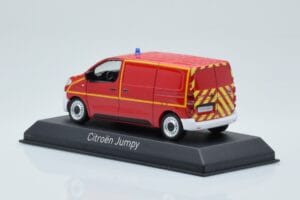 Citroen Jumpy Van Sapeurs Pompiers Vermelho Norev 1:43 155822 Metal - imagem 3 de 4