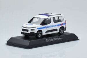 Citroen Berlingo Police Municipale v1 Branco Azul Norev 1:43 155767 Metal - imagem 2 de 4