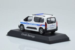 Citroen Berlingo Police Municipale v1 Branco Azul Norev 1:43 155767 Metal - imagem 3 de 4