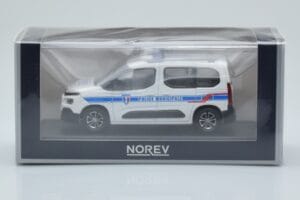 Citroen Berlingo Police Municipale v1 Branco Azul Norev 1:43 155767 Metal - imagem 4 de 4