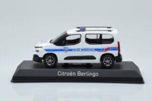 Citroen Berlingo Police Municipale v1 Branco Azul Norev 1:43 155767 Metal