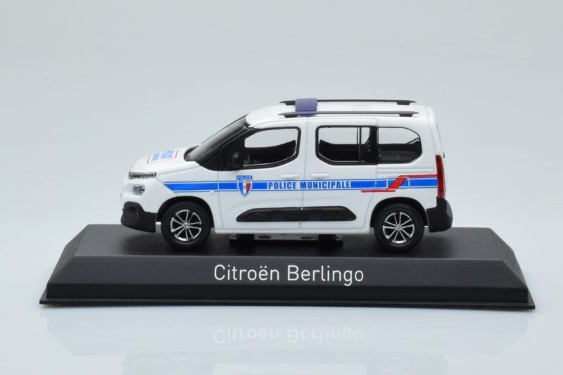 Citroen Berlingo Police Municipale v1 Branco Azul Norev 1:43 155767 Metal