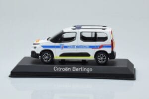 Citroen Berlingo Police Municipale v2 Branco Azul Norev 1:43 155768 Metal