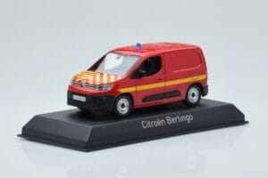 Citroen Berlingo Van Sapeurs Pompiers Vermelho Norev 1:43 155772 Metal - imagem 2 de 4
