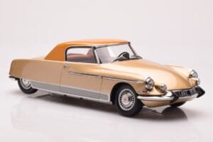 Citroen DS 19 Le Dandy Bege e Castanho Norev 1:18 181741 Metal - imagem 4 de 6