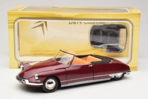 Citroen DS19 Cabriolet Bordeaux Norev 1:18 181561 Metal - imagem 8 de 8