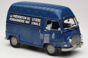 Citroen Estafette Gendarmerie Azul Com Figura Norev 1:18 185165 Metal - imagem 4 de 6