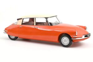 Citroen ID19 Laranja & Creme Norev 1:12 121580 Metal