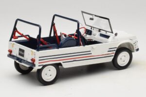 Citroen Mehari Azul Branco Vermelho Norev 1:18 181805 Metal - imagem 3 de 7