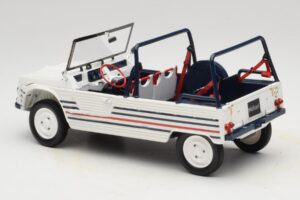 Citroen Mehari Azul Branco Vermelho Norev 1:18 181805 Metal - imagem 6 de 7