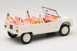 Citroen Mehari Eden Sorbet Branco e Rosa Norev 1:18 181804 Metal - imagem 2 de 6