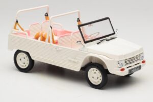 Citroen Mehari Eden Sorbet Branco e Rosa Norev 1:18 181804 Metal - imagem 4 de 6