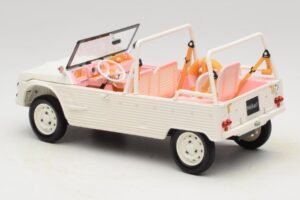 Citroen Mehari Eden Sorbet Branco e Rosa Norev 1:18 181804 Metal - imagem 5 de 6