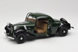 Citroen Traction Avant 11 Coupe Verde Solido 1:18 8179 Metal - imagem 2 de 8
