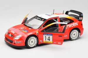 Citroen Xsara T4 WRC #14 P. Bugalski / J-P. Chiaroni WRC 2001 Solido 1:18 9021 Metal - imagem 2 de 8