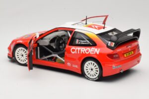 Citroen Xsara T4 WRC #14 P. Bugalski / J-P. Chiaroni WRC 2001 Solido 1:18 9021 Metal - imagem 5 de 8