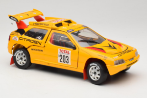 Citroen ZX Rallye Raid #203 1992 Solido 1:18 9003-N1 Metal - imagem 6 de 8