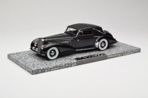 Delage D8-120 Cabriolet Preto Minichamps 1:18 107115131 Metal