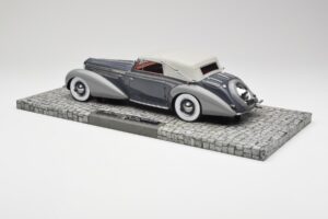 Delage D8 120 Cabriolet Cinzento & Cinzento Escuro Minichamps 1:18 107115134 Metal - imagem 5 de 6
